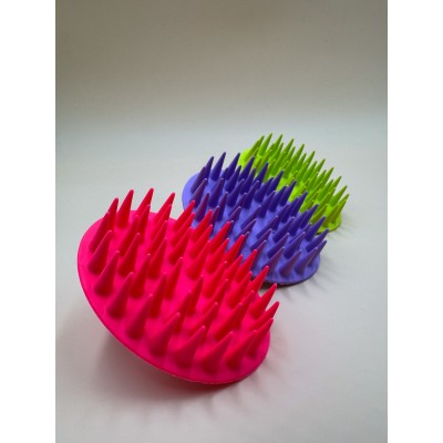 Brosse de massage en silicone – Stimule le cuir chevelu et optimise les soins capillaires